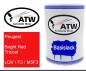 Preview: Peugeot, Bright Red Tricoat, LQV / F3 / M5F3: 500ml Lackdose, von ATW Autoteile West.